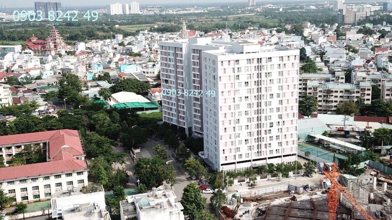 Cho thuê căn hộ Thủ Thiêm Xanh Q2: 60m2, 2PN, 1WC, balcon, căn góc, giá 6,5tr/tháng. LH 0903 8242 49
